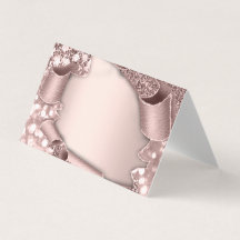 Mesa De Casamento 3D Com Rosa Glitter De Nome de e