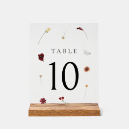 Mesa de Casamento de Flor Selvagem de Queda Elegan