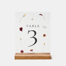 Mesa de Casamento de Flor Selvagem de Queda Elegan