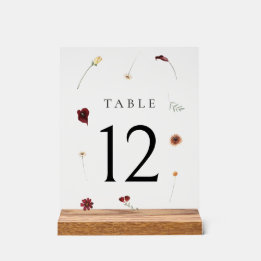 Mesa de Casamento de Flor Selvagem de Queda Elegan