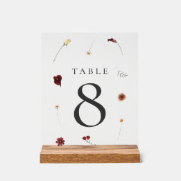 Mesa de Casamento de Flor Selvagem de Queda Elegan