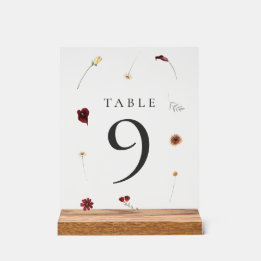 Mesa de Casamento de Flor Selvagem de Queda Elegan
