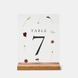Mesa de Casamento de Flor Selvagem de Queda Elegan