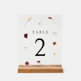 Mesa de Casamento de Flor Selvagem de Queda Elegan