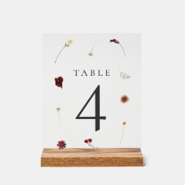 Mesa de Casamento de Flor Selvagem de Queda Elegan