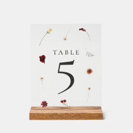 Mesa de Casamento de Flor Selvagem de Queda Elegan