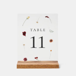 Mesa de Casamento de Flor Selvagem de Queda Elegan