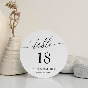 Mesa De Casamento Deleita Por Caligrafia