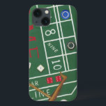 Mesa de cassino com Chips e Dice<br><div class="desc">Certifique-se que Lady Luck esteja do seu lado com esta pintura de uma mesa de cacos por Chariklia Zarris. Os dados foram lançados e estão sendo coletados, junto com as apostas de perda. Coloque esta ação cheia de impressão na sua parede hoje!</div>