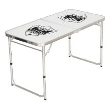 Mesa de pinos de cerveja para personalização