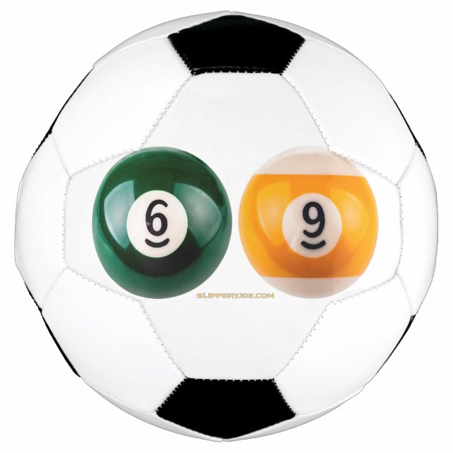 Mesa de piscina 69 do SlipperyJoe, duas bolas de b (Frente)