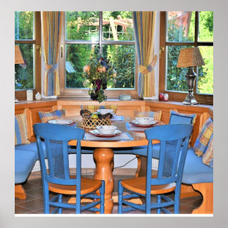 Mesa Definição de Luzes Janela Poster de Jardim Ex