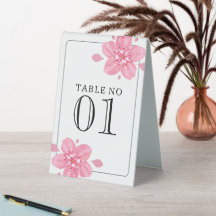 Mesa do Flor de Cereja Sem Mesa Sentada