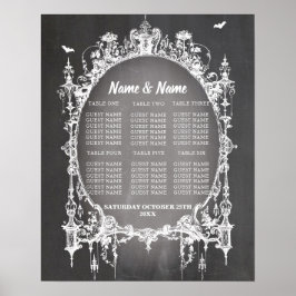 Mesa do Plano de Casamento de Poster