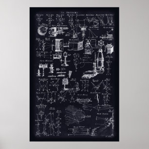 " - mesa do sistema ótico (modelo) - POSTER 24x36