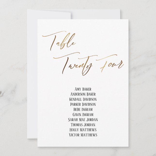 Mesa Dourada de Escrita Manual 24 Gráficos Sentado (Frente)