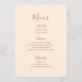 Mesa e Menu Vintage Flourish Frame Weding