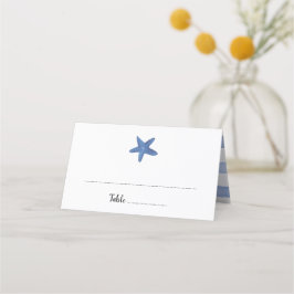 Mesa Estrela do mar | Cartão de escolta de Casamento Oc