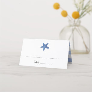 Mesa Estrela do mar Cartão de escolta de Casamento Oc