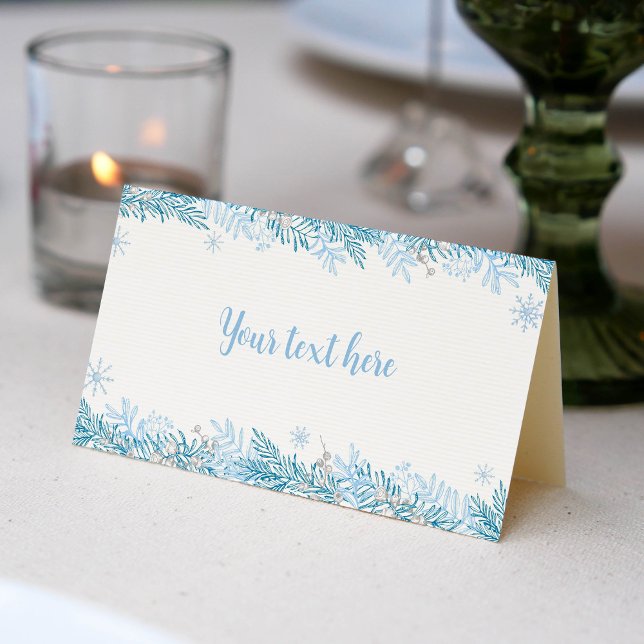 Mesa Floco de neve Floco de inverno Cartão de Noite de  (Criador carregado)
