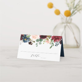 Mesa Floral Enfeitiçado | Cartão de Assento de Casament