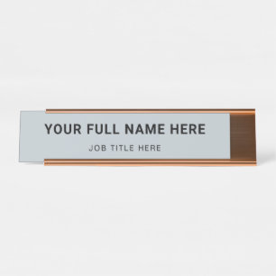 Mesa Nome Profissional Placa Personalizada com Linha de