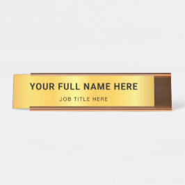 Mesa Nome Profissional Placa Personalizada com Linha de