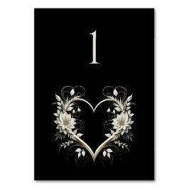 Mesa Numeração de Tabela de Casamento-Flores Modernas c