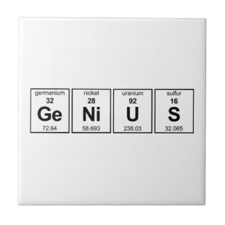 Mesa periódica do gênio