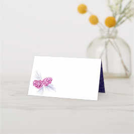 Mesa Pinhas de pinheiro arte desenho cartão de lugar am