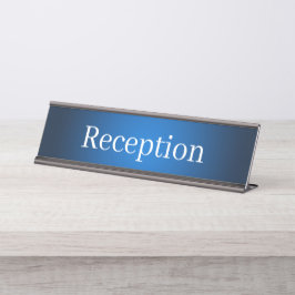 Mesa Placa de Nome da Recepção