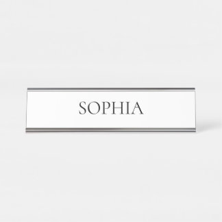 Mesa Placa de Nome Personalizada