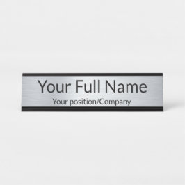Mesa Placa de Nome Personalizada para Decoração de Escr