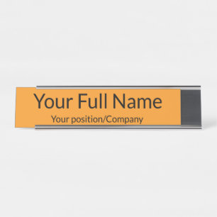 Mesa Placa de Nome Personalizada para Decoração de Escr