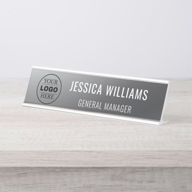 Mesa Placa de Nome Personalizada | Placa de Nome de Mes (Frente)
