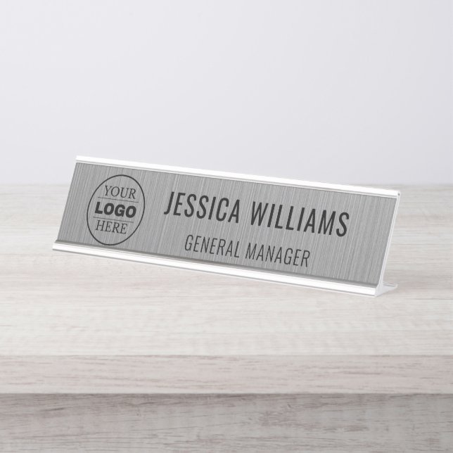 Mesa Placa de Nome Personalizada | Placa de Nome de Mes (Frente)