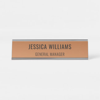 Mesa Placa de Nome Personalizada | Placa de Nome para M