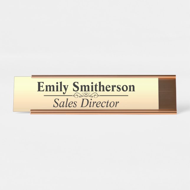 Mesa Placa de suporte personalizada 2 x 8 (Frente)