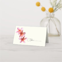 Plumeria Rosa Tentada Escorria ou Cartão de Coloca