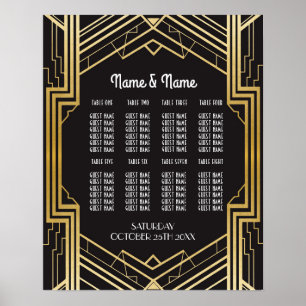 Mesa que Wedding o assento do poster do 1920 do