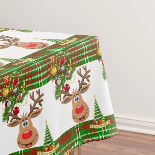 Mesa Toalha de Natal, Feliz Natal (Posição Original)