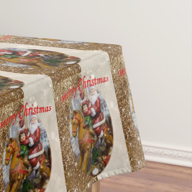 Mesa Toalha de Natal, Feliz Natal (Posição Original)