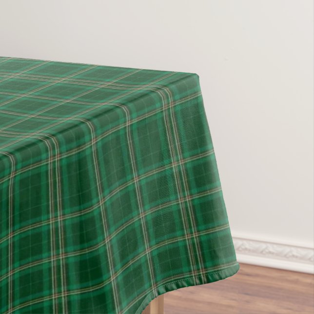 Mesa Toalha de Natal Xadrez Verde e Vermelho Clássico (Posição Original)