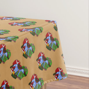 Mesa toalha de suéter feia