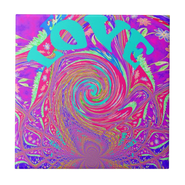 Mesmerização do Whirlpool Com Amor à arte ciana do (Frente)