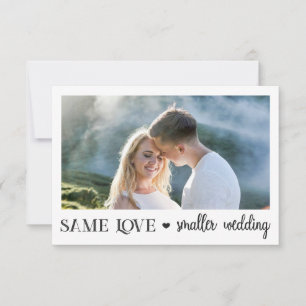 Mesmo amor, casamento menor, reduzido, foto simple