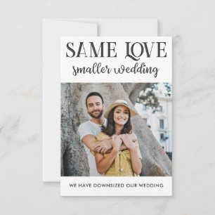 Mesmo amor, casamento menor, reduzido, foto simple