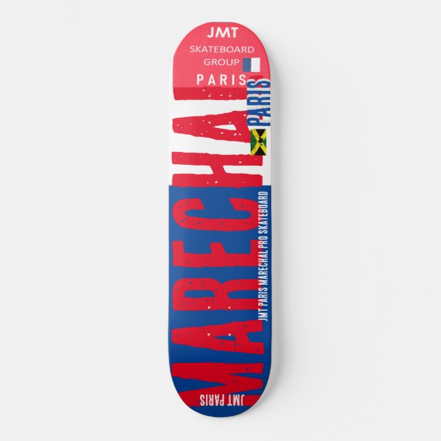 MESMO JMT PARIS 8, 1/4", skateboard Deck (Frente)