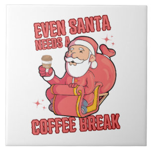 Mesmo o Papai Noel Precisa de uma Pausa para Café