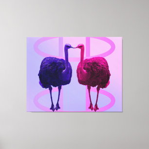 Mesmos Rostos Diferentes Cores Arte Canvas